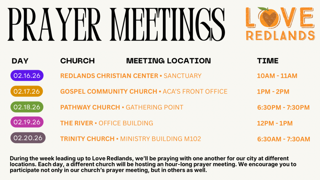 Prayer Meetings 2